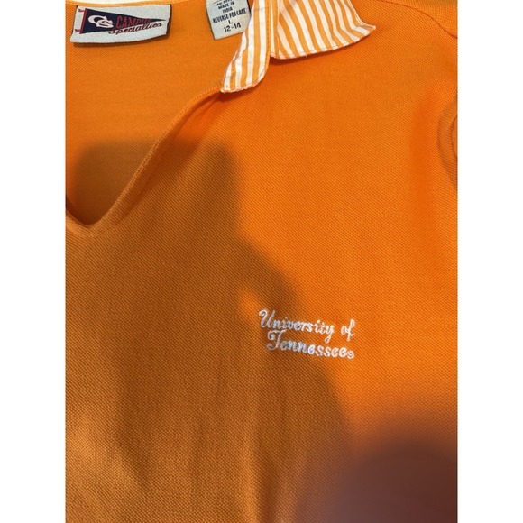Tennessee Volunteers Women's Orange & White 3/4 Sleeve Golf Shirt Large - Picture 8 of 8
